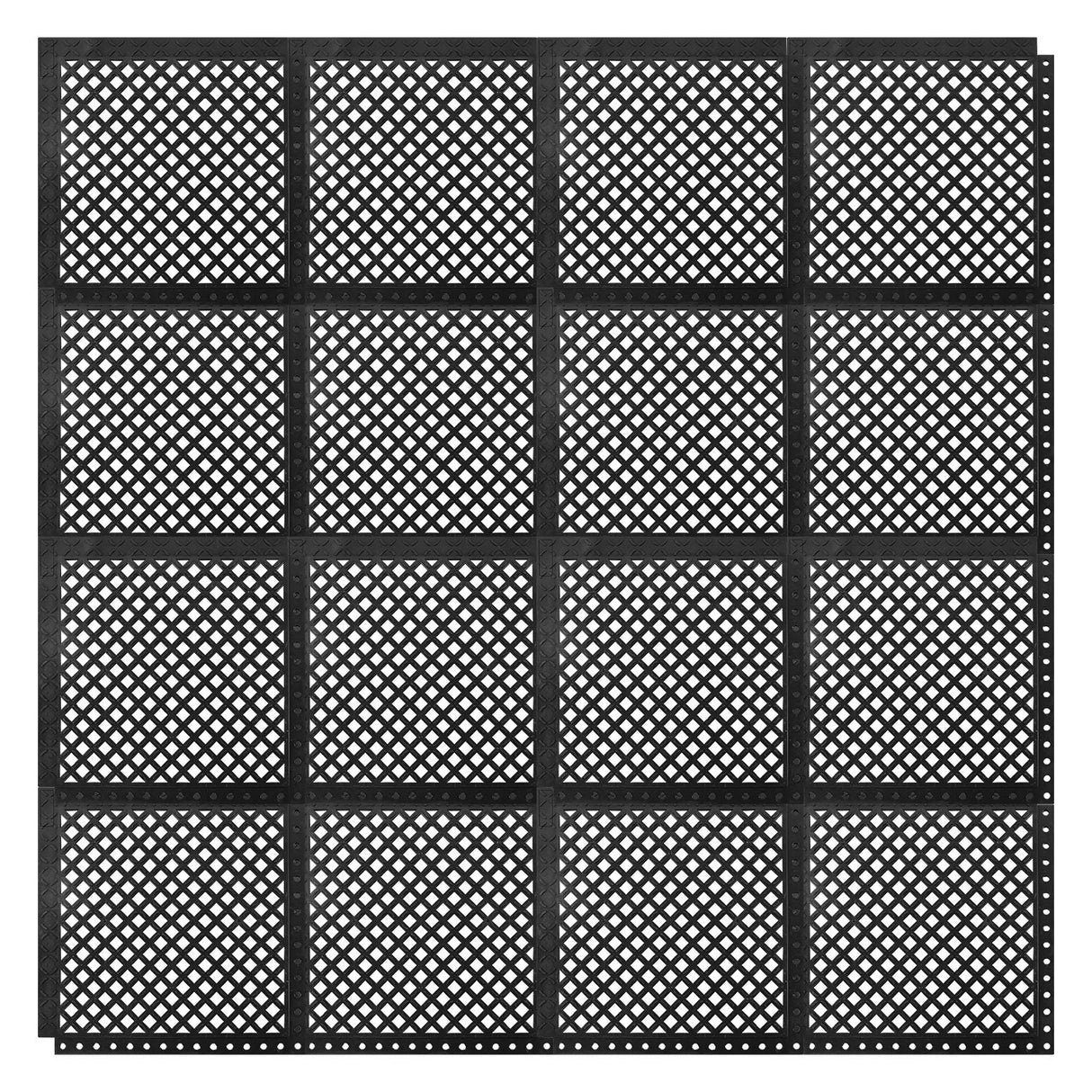 8 PCS Assemble to 21 SQFT Anti fatigue Interlocking - Dimensions | Besea Cone