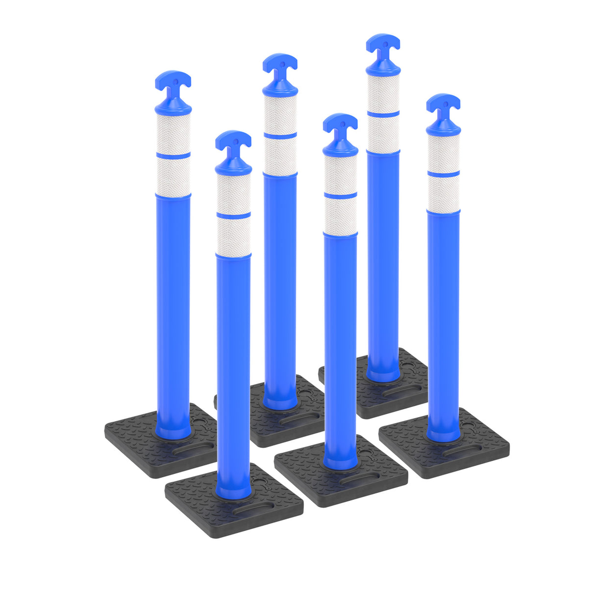 6PCS T-Top Delineator Post with Rubber /Water Filled Base , - View 26 | Besea Cone