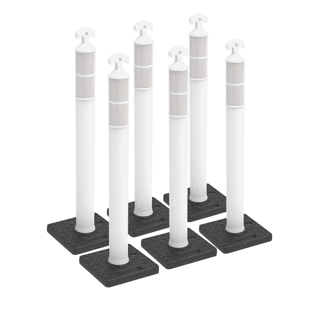 6PCS T-Top Delineator Post with Rubber /Water Filled Base , - View 22 | Besea Cone