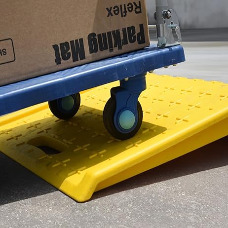 2PCS Portable Curb Ramp - Top View | Oranlite Europe