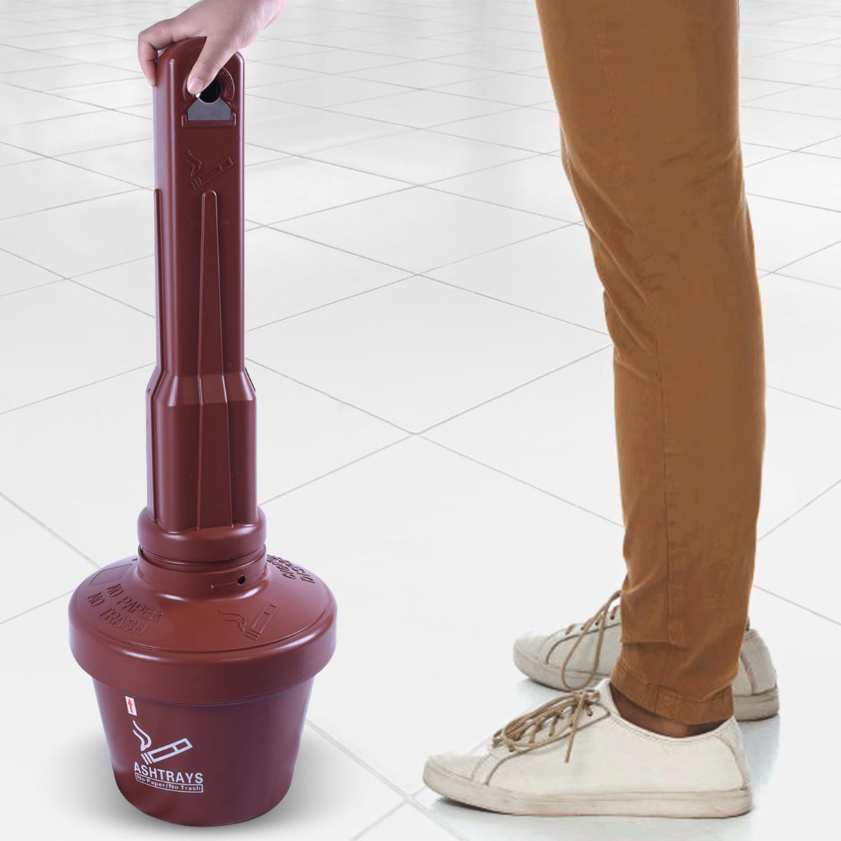 Outdoor AshTray Cigarette Butt Receptacle Disposal - View 16 | Besea Cone