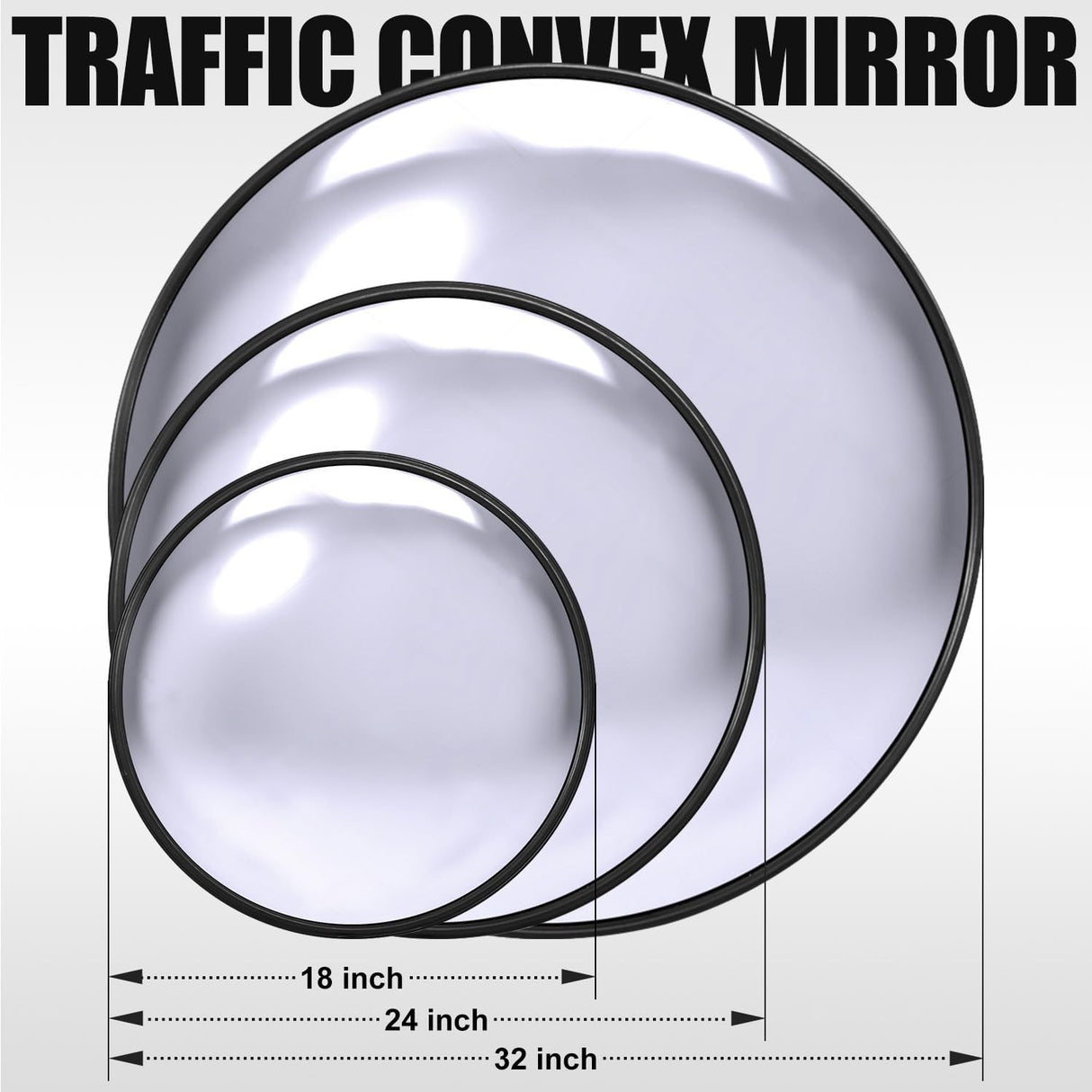 Wall Convex Mirror - Top View | Besea Cone