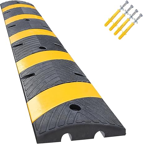 Heavy Duty Rubber Speed Bump Hump - Main Product Image | Besea Cone