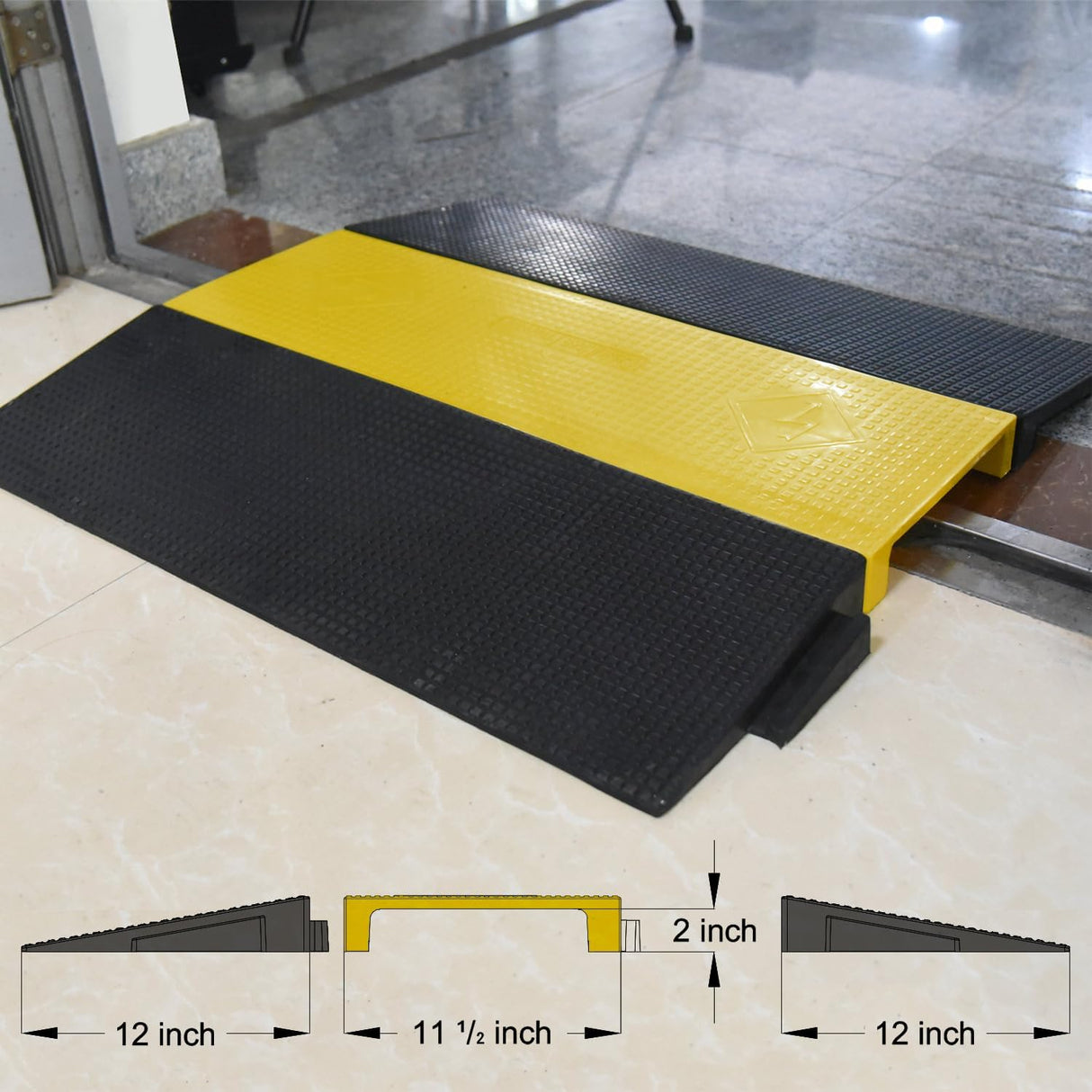 Threshold Bridge Ramp Cable Ramp - Dimensions | Besea Cone