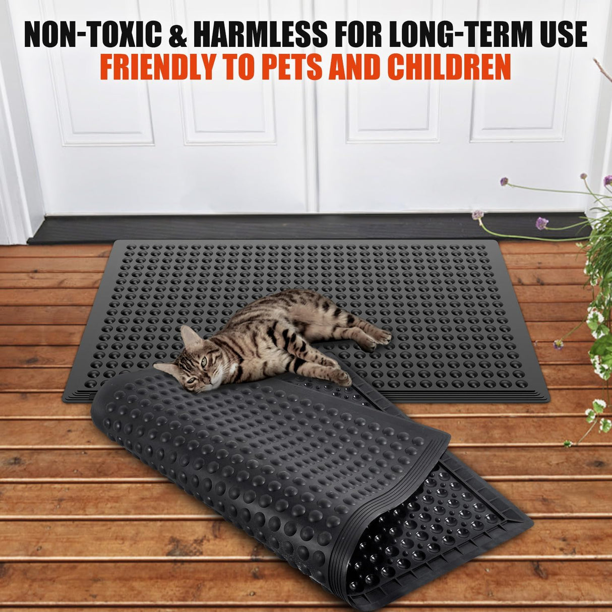 Rubber Dubble Anti-Fatigue Workplace Mat - Dimensions | Besea Cone
