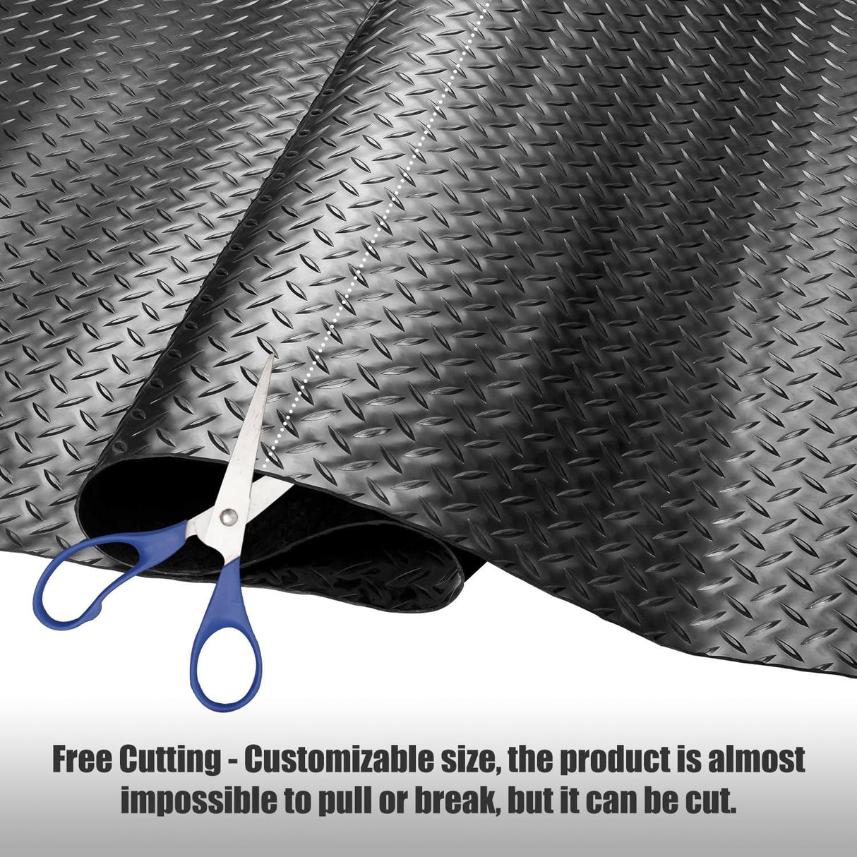 Diamond Plate Rubber Flooring Roll - In Use | Besea Cone