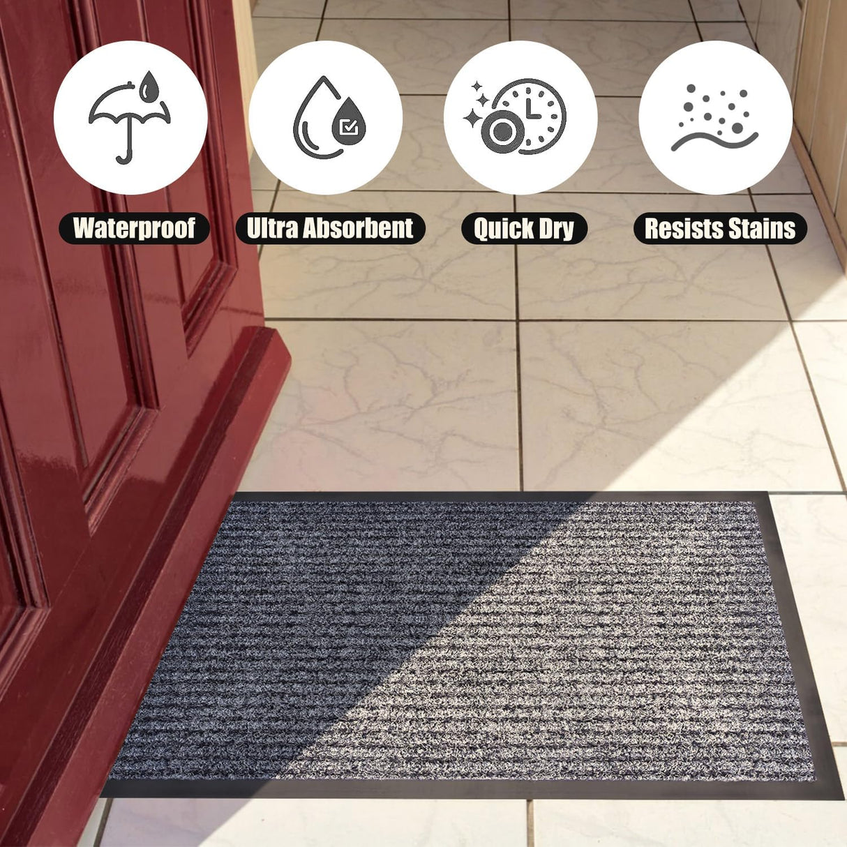 Brush Step Entrance Mat - Product Shot | Besea Cone