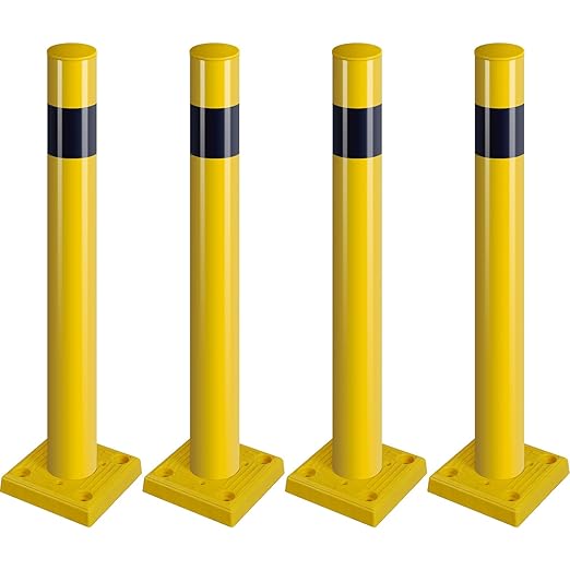 SpringBack Safety Bollard - 4 Pack (91 CM/107 CM H, 10 CM D) - Main Product Image | Besea Cone