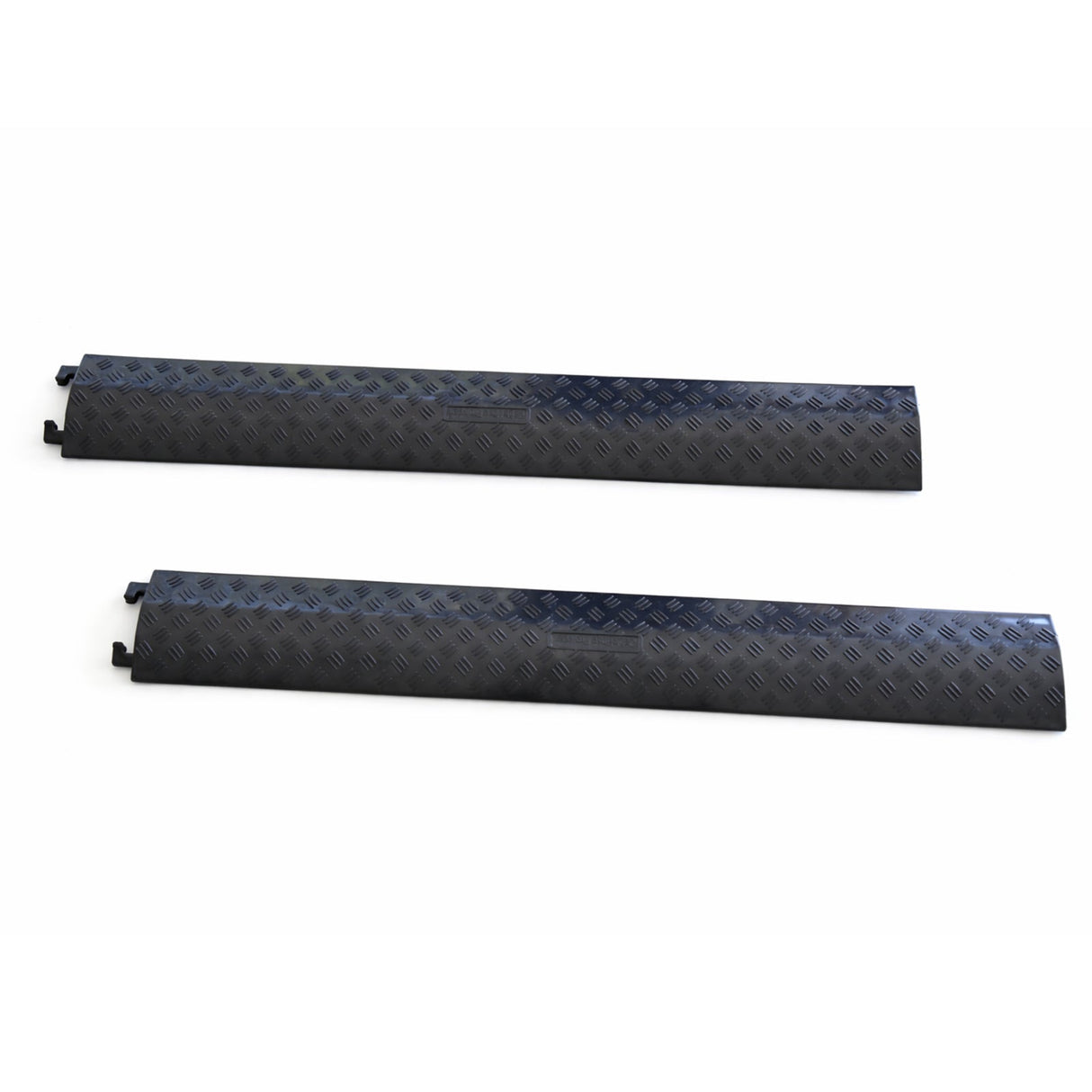2PACK Black/Yellow Drop Over Cable Ramp Protective Cover - - Top View | Besea Cone