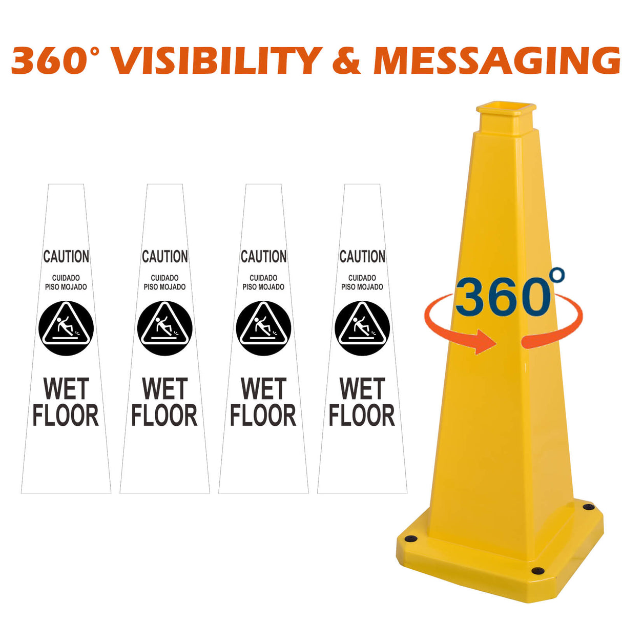70 CM Safety Caution Cone with Handle - Detail | Besea Cone