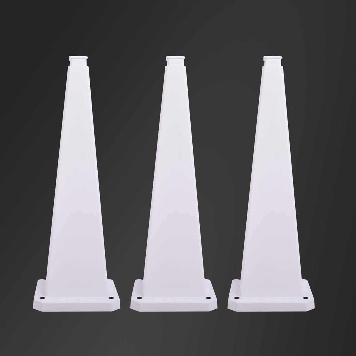 70/90 CM 4-Sided Message Cone, No Printing 6PCS - View 24 | Besea Cone