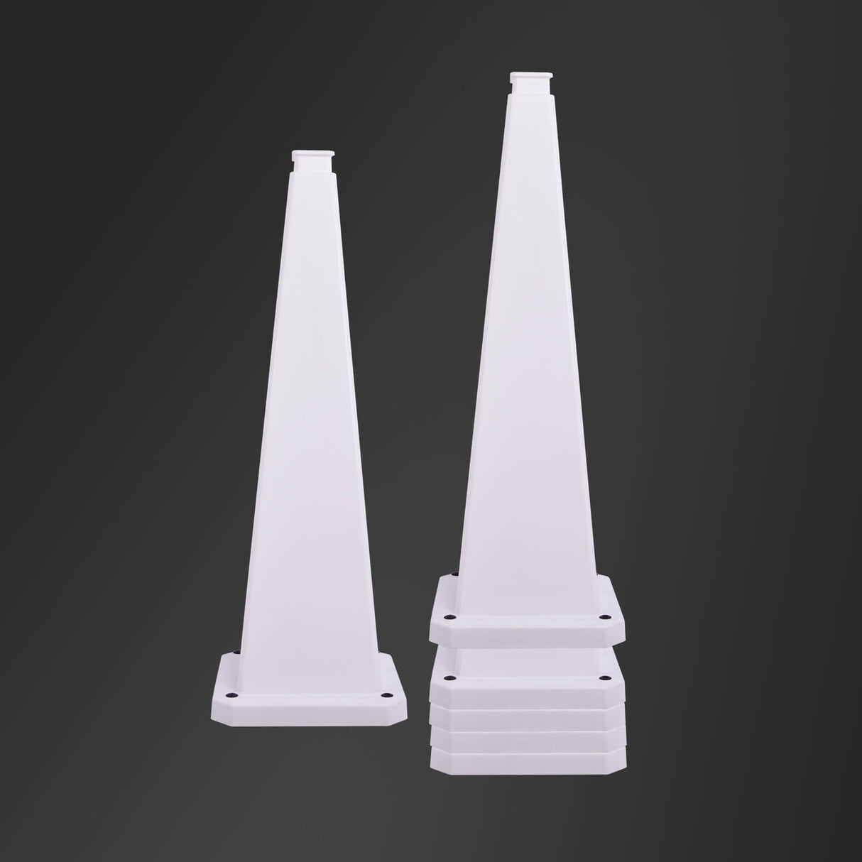 70/90 CM 4-Sided Message Cone, No Printing 6PCS - View 25 | Besea Cone