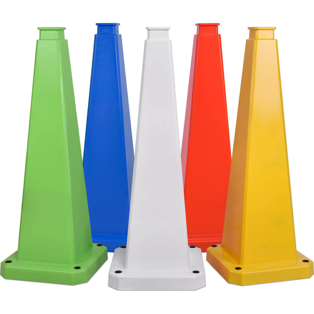 70/90 CM 4-Sided Message Cone, No Printing 6PCS - Main Product Image | Besea Cone