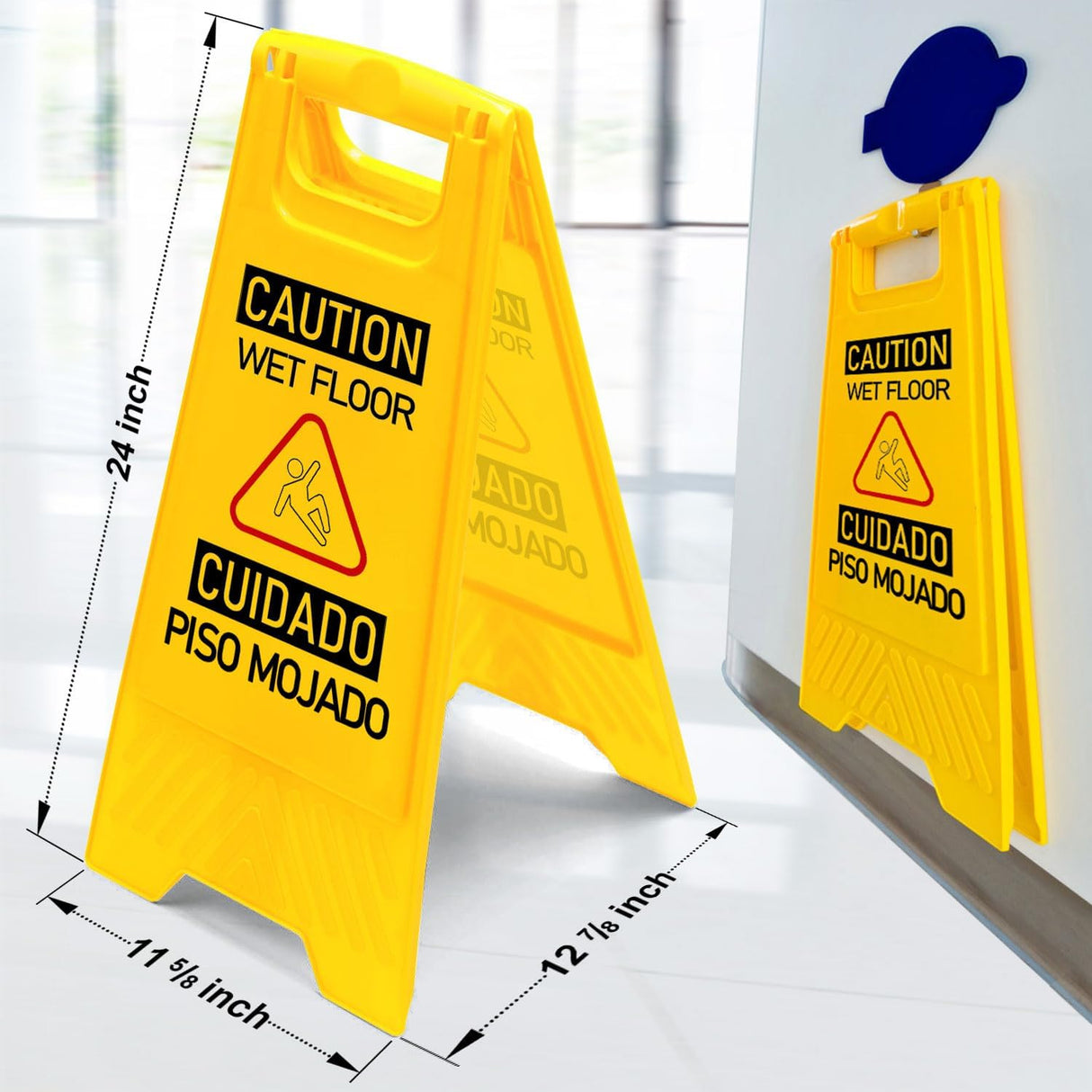 Caution Wet Floor Signs - Top View | Besea Cone