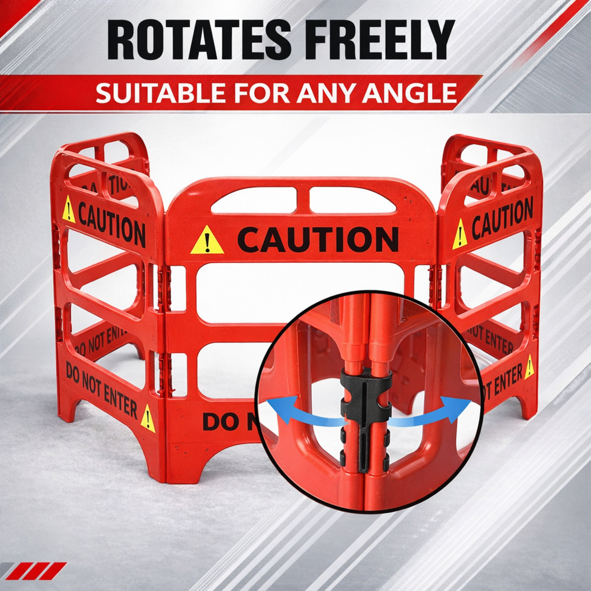 Caution Manhole Barrier - Top View | Besea Cone