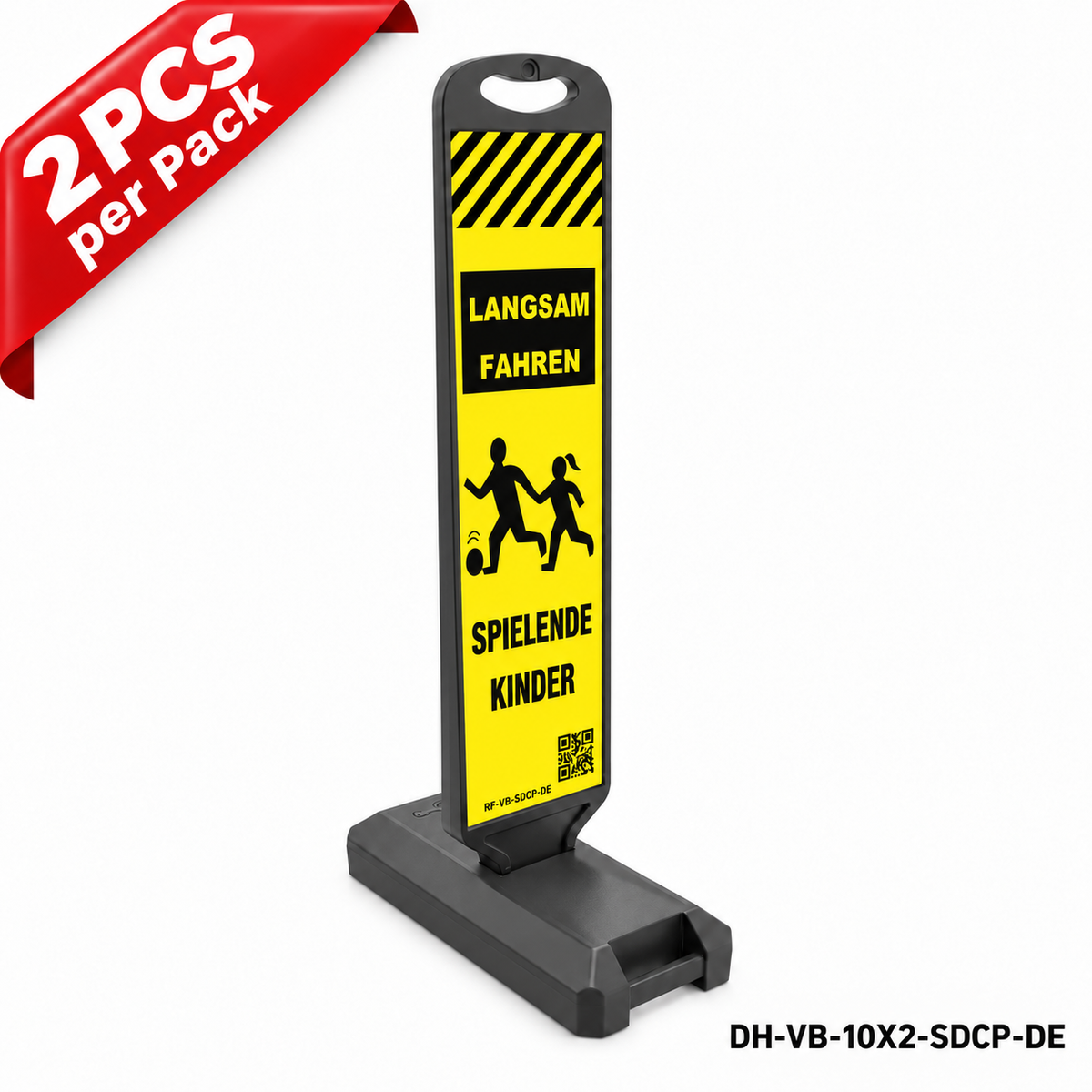 DH-VB-10X2-SDCP-DE | CHILDREN PLAYING | Water Filled Base | DE-Deutsch