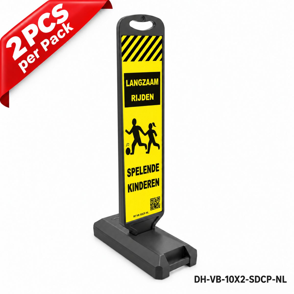 DH-VB-10X2-SDCP-NL | CHILDREN PLAYING | Water Filled Base | NL-Dutch