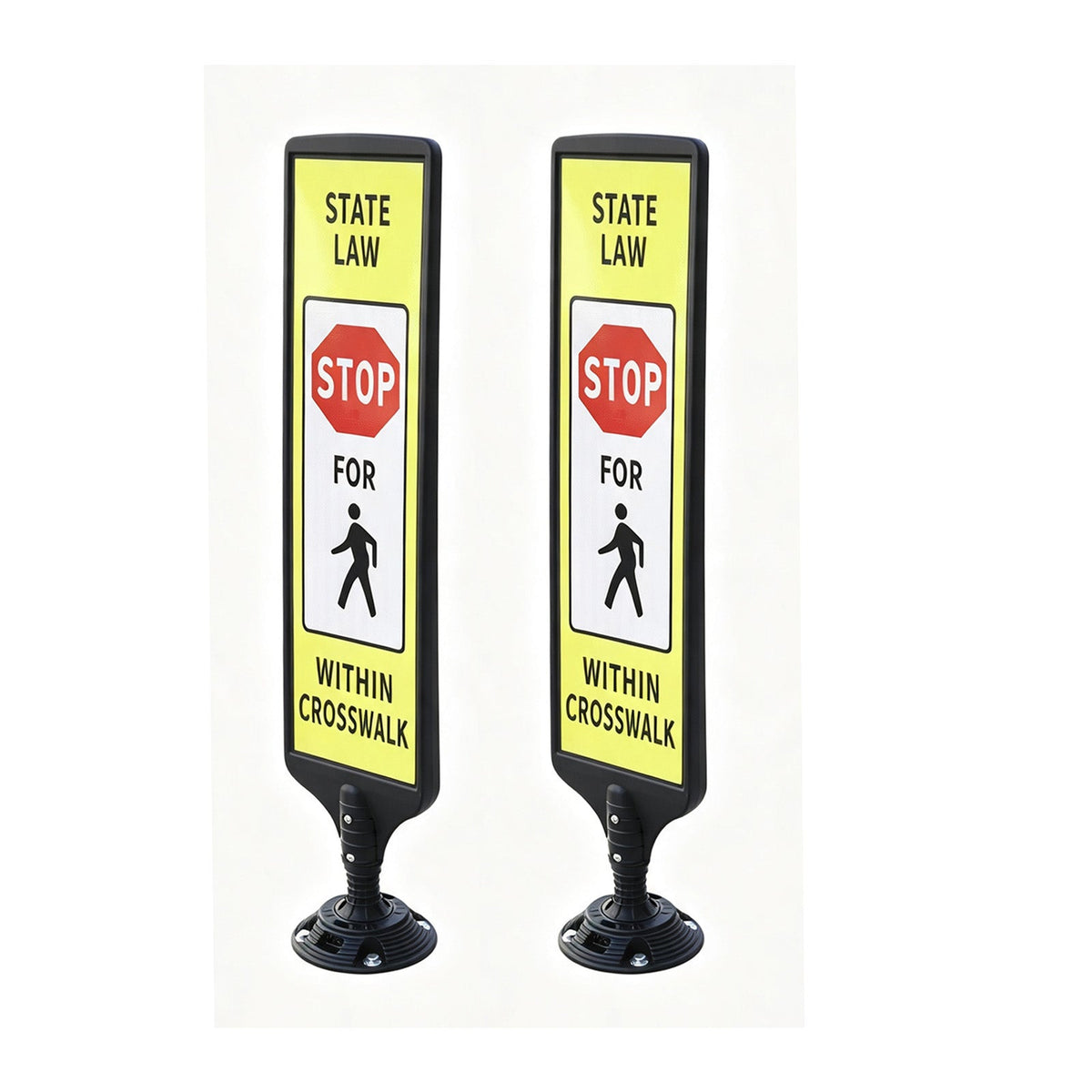 2-Pack 112 cm Spring-Back Parking Sign Stands - product view 6