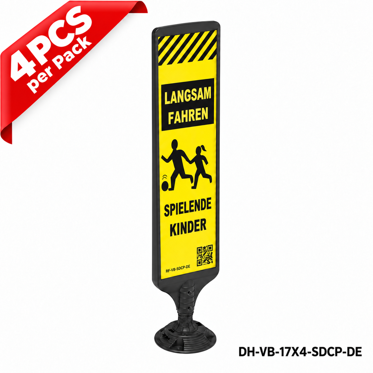 DH-VB-17X4-SDCP-DE | CHILDREN PLAYING | Surface Mount Fixed Base | DE-Deutsch