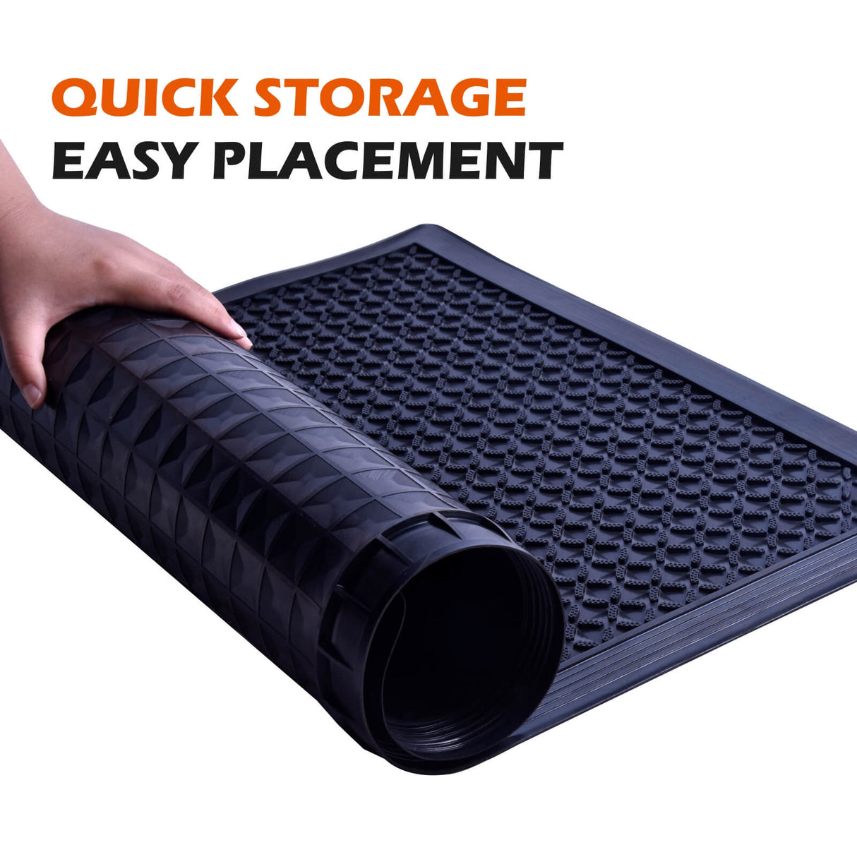 Rubber Scraper Mat - In Use | Besea Cone