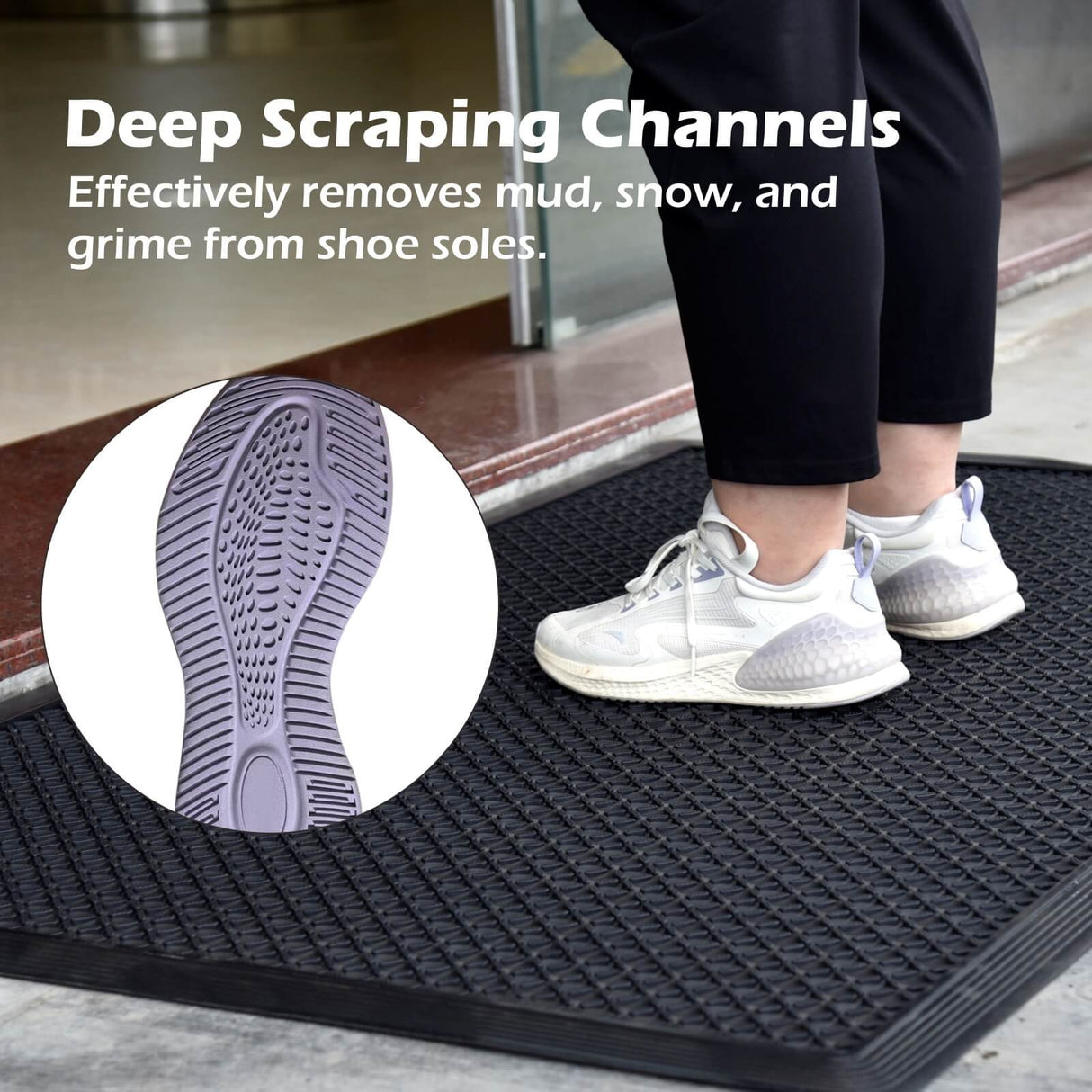Rubber Scraper Mat - Detail | Besea Cone