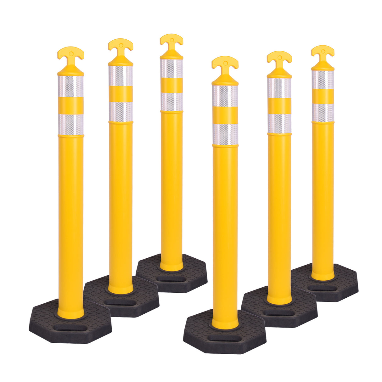 6PCS T-Top Delineator Post with Rubber /Water Filled Base , - View 27 | Besea Cone