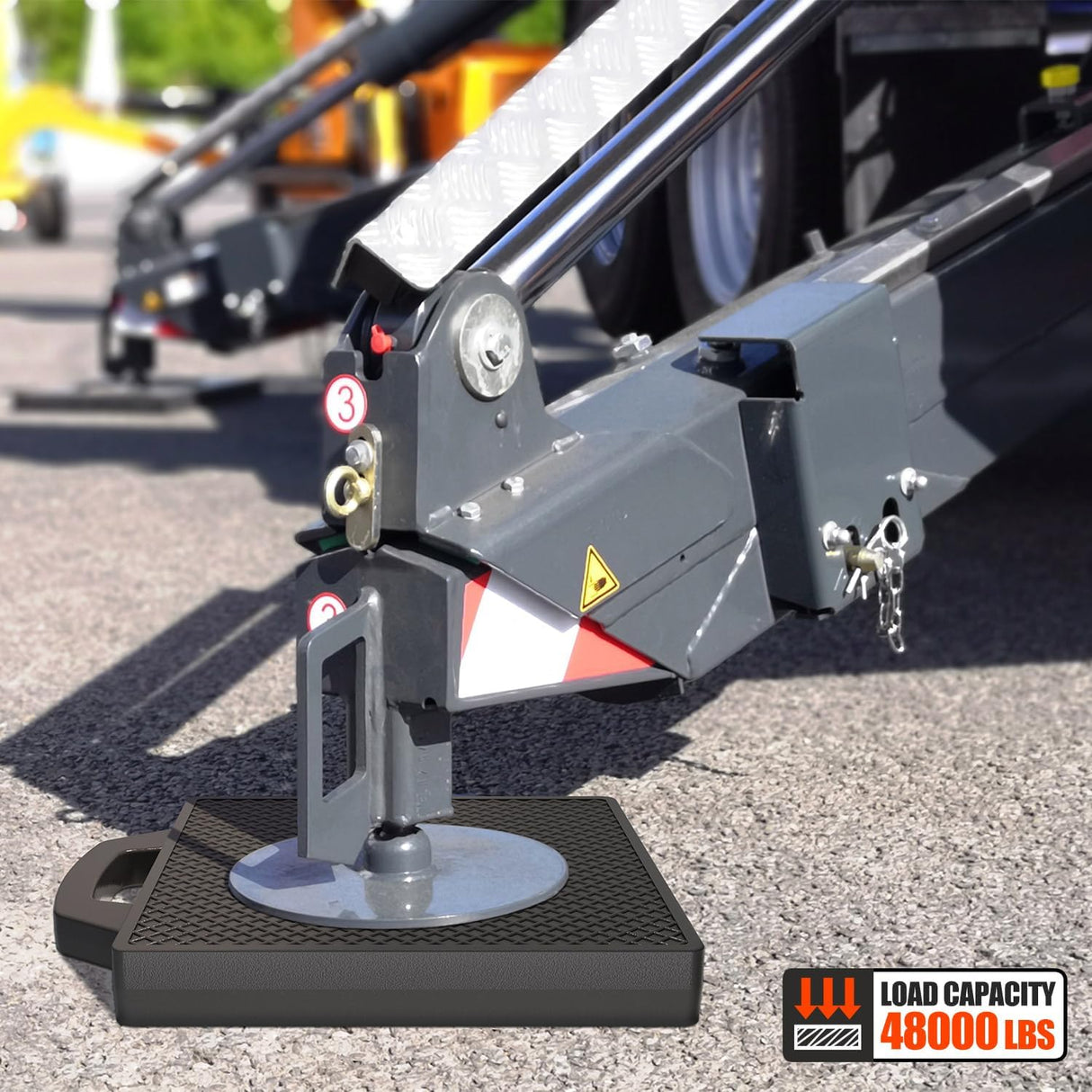 Rubber Outrigger Pad 2PCS - Top View | Besea Cone