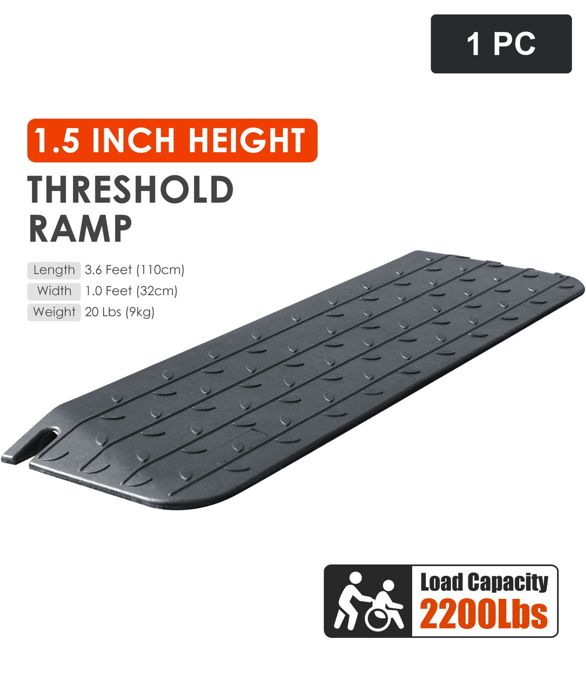 TH-TR-2Bx1 | 4 CM Rise | Pack quantity: 1 PC