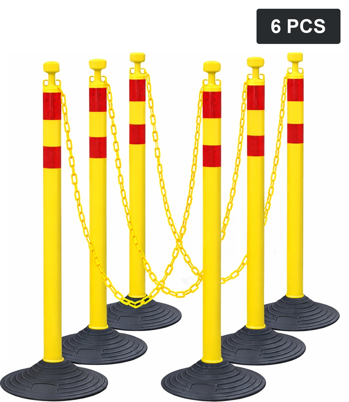 BS-NPS-2Yx6 | Heavy Duty Base / Yellow | Pack quantity: 6 PCS