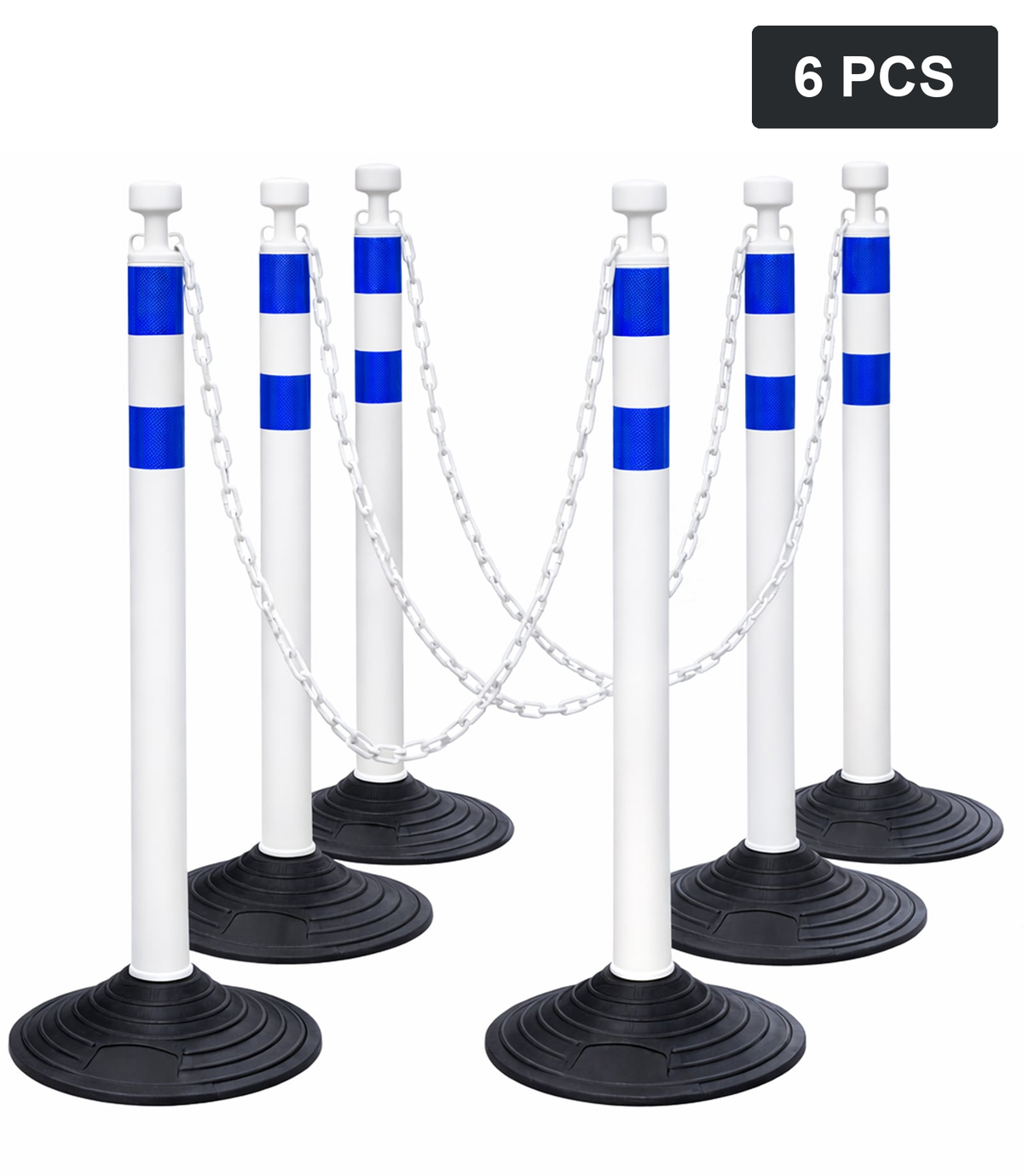BS-NPS-2Wx6 | Heavy Duty Base / White | Pack quantity: 6 PCS