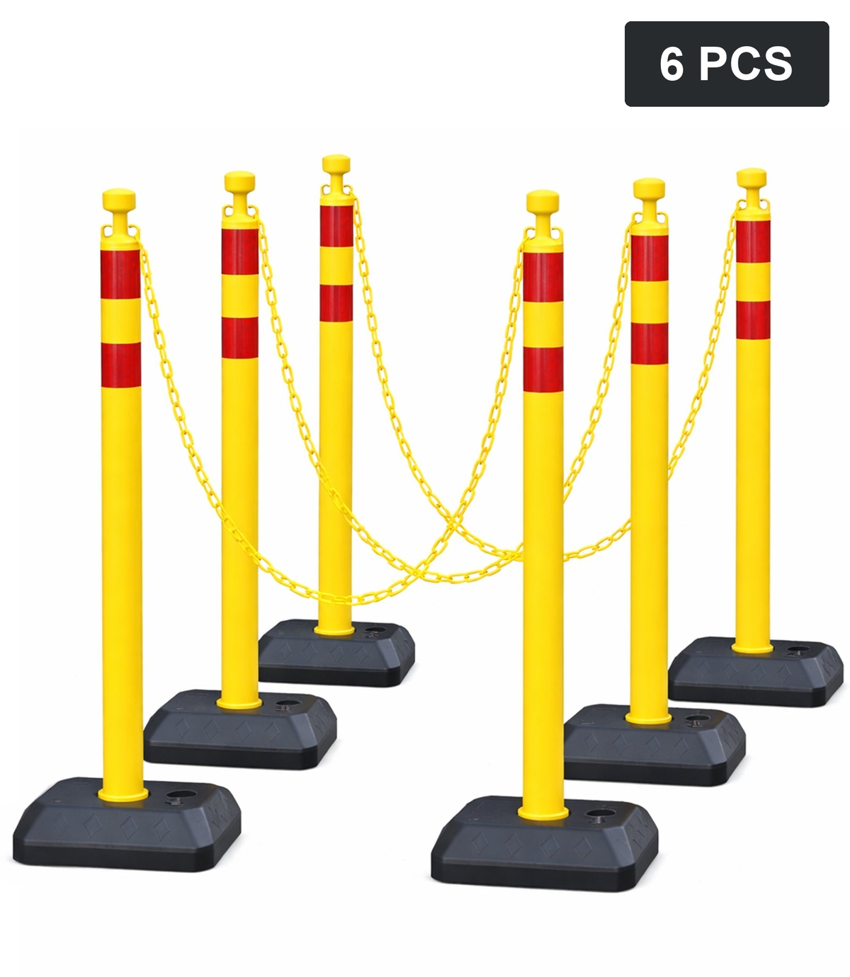 BS-NPS-1Yx6 | Water Filled Base / Yellow | Pack quantity: 6 PCS