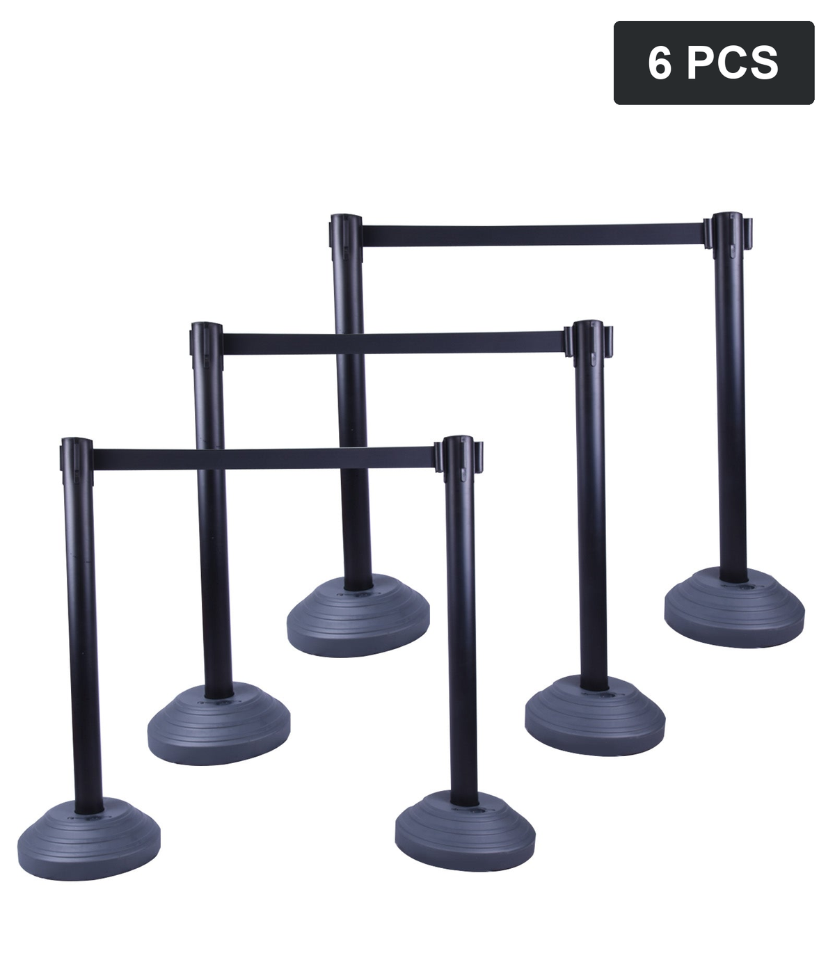 BS-PRBB-8BX6 | 黑色 / Water Filled Base 6PCS | Pack quantity: 6 PCS