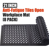 8 PCS Assemble to 21 SQFT Anti fatigue Interlocking - Side View | Besea Cone