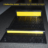 4PCS Car Parking Mat Self Adhesive with Yellow Reflective - Detail | Besea Cone