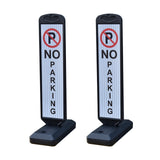 VILBLE 2-Pack 110 CM Double-Sided Reflective Safety Signs - Product Shot | Besea Cone