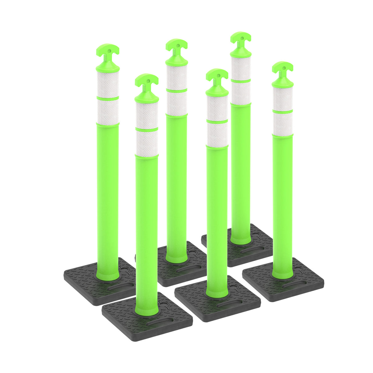 6PCS T-Top Delineator Post with Rubber /Water Filled Base , - View 24 | Besea Cone