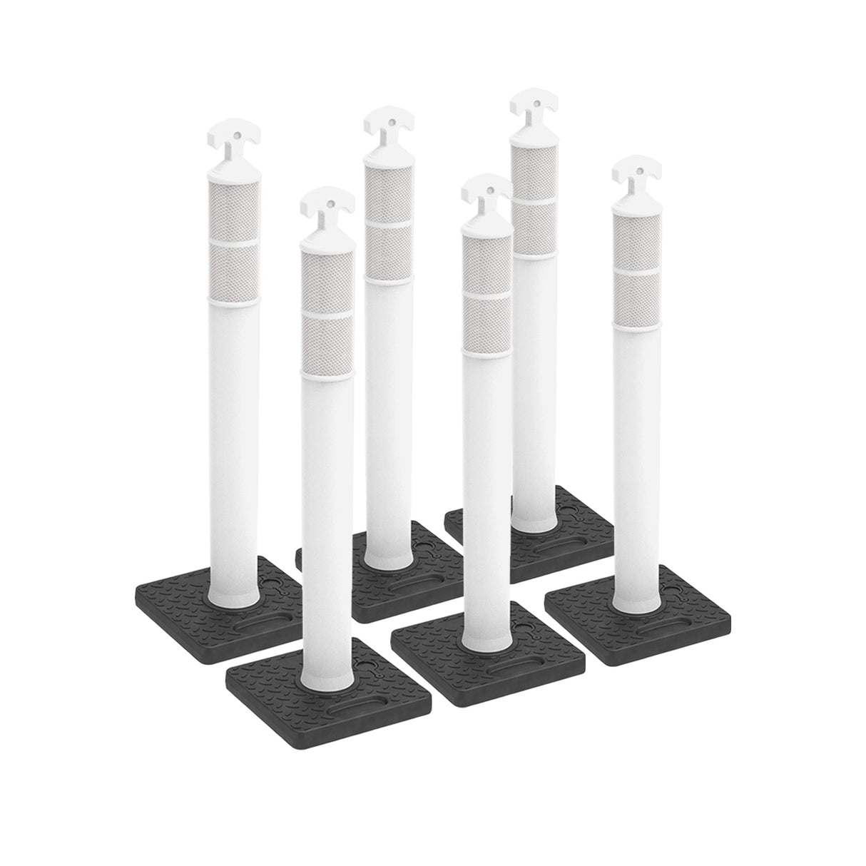 6PCS T-Top Delineator Post with Rubber /Water Filled Base , - View 13 | Besea Cone