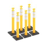 6PCS T-Top Delineator Post with Rubber /Water Filled Base , - View 19 | Besea Cone