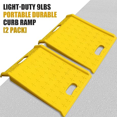 2PCS Portable Curb Ramp - Installation | Oranlite Europe