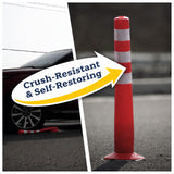 4PCS PU Flexible Post 75CM - Top View | Besea Cone