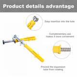 8PCS M10x120 Screws+Sleeve+Washer - Top View | Besea Cone