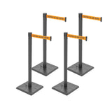 4-Pack 10ft Retractable Belt Barriers with "Caution - Do - View 46 | Besea Cone