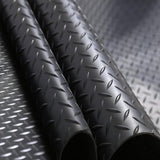 Diamond Plate Rubber Flooring Roll - Close-Up | Besea Cone