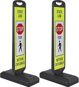 VILBLE 2-Pack 110 CM Double-Sided Reflective Safety Signs - Main Product Image | Besea Cone