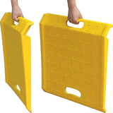 2PCS Portable Curb Ramp - Side View | Besea Cone