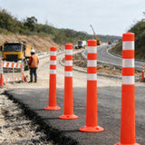 4PCS PU Flexible Post 75CM - Installation | Besea Cone