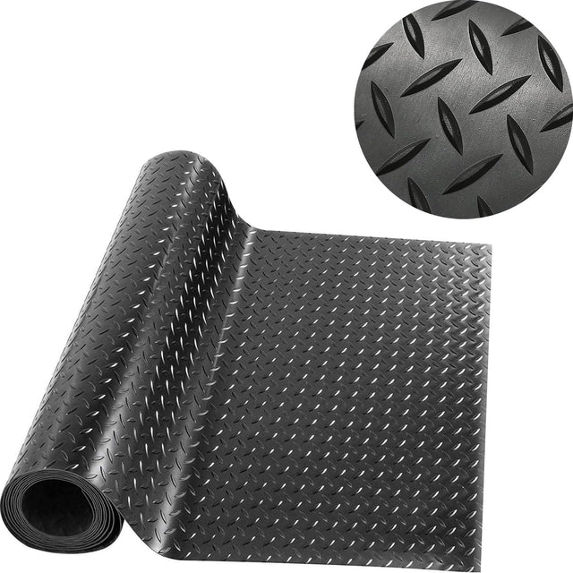 Diamond Plate Rubber Flooring Roll - Main Product Image | Besea Cone