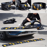180 CM Roll Up Speed Bump with Install Kits - Top View | Besea Cone