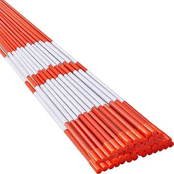 117 CM Fiberglass Snow Stakes x 50PCS - Main Product Image | Besea Cone