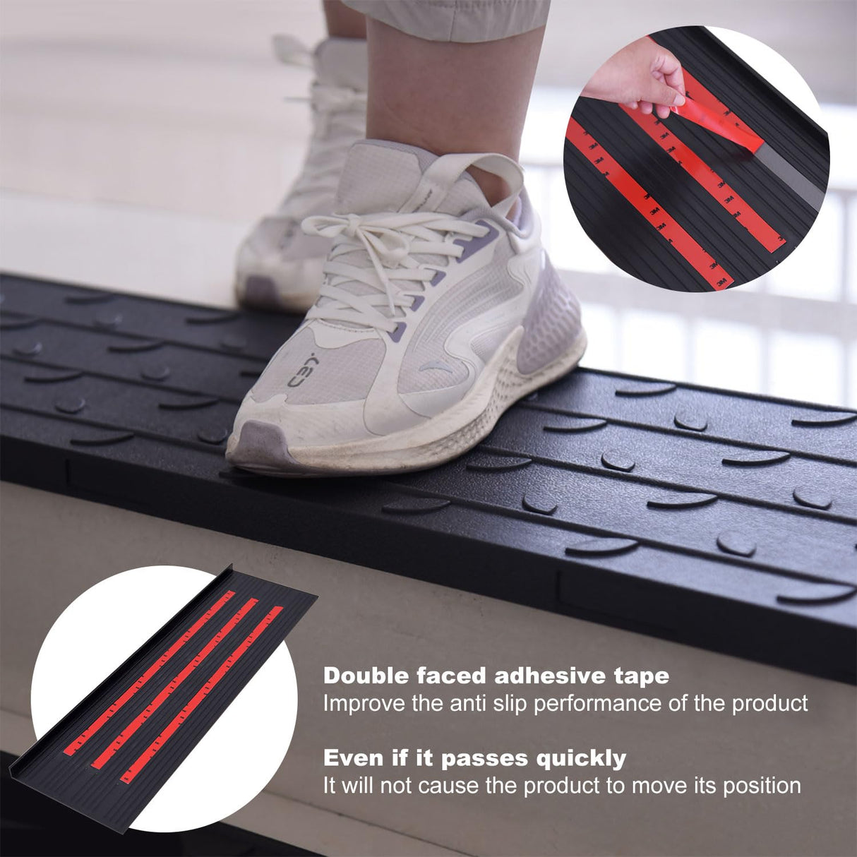 Rubber stair treads - Top View | Besea Cone